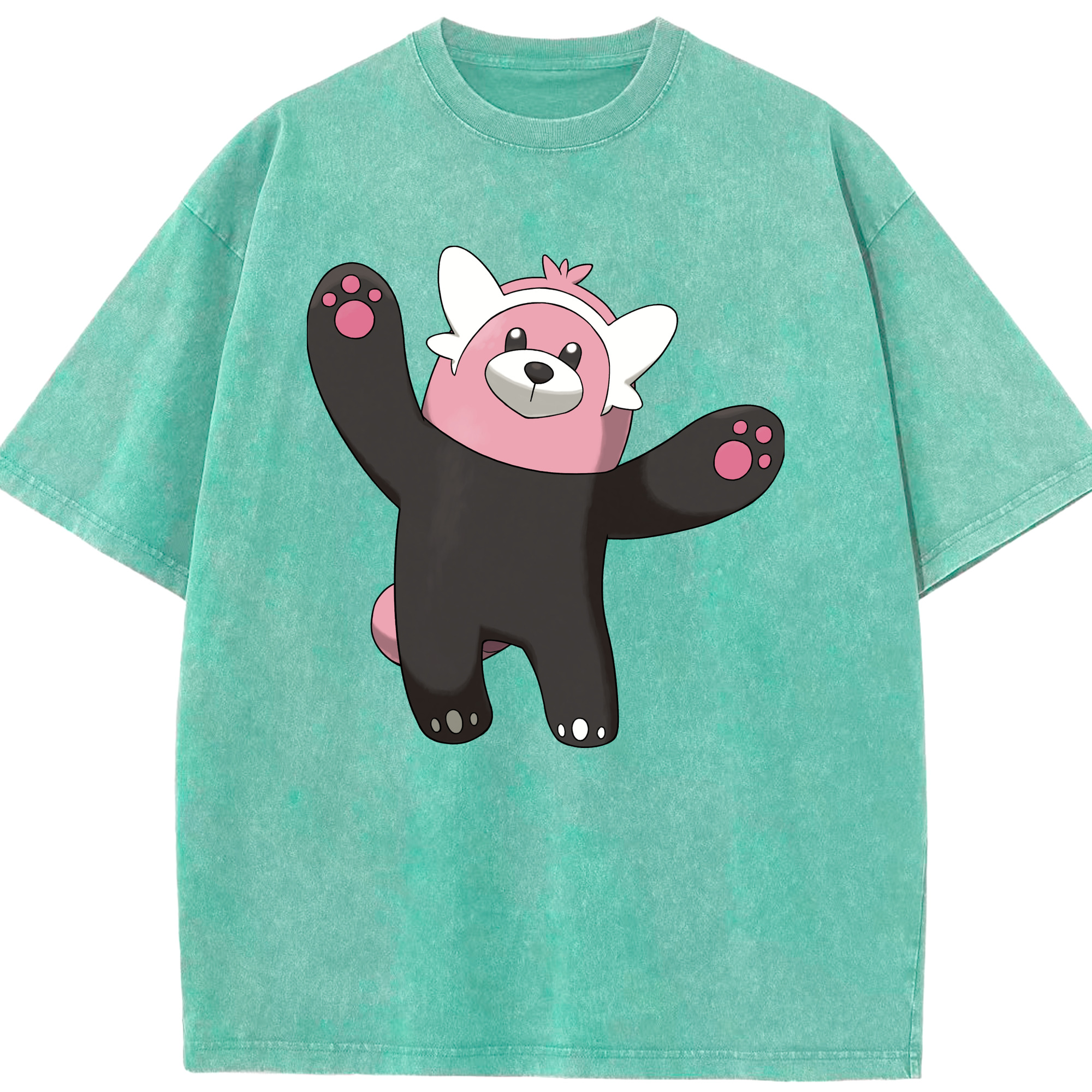 ポケットモンスター Pokémon 綿100% ヴィンテージ風 半袖Tシャツ（フロントプリント）
